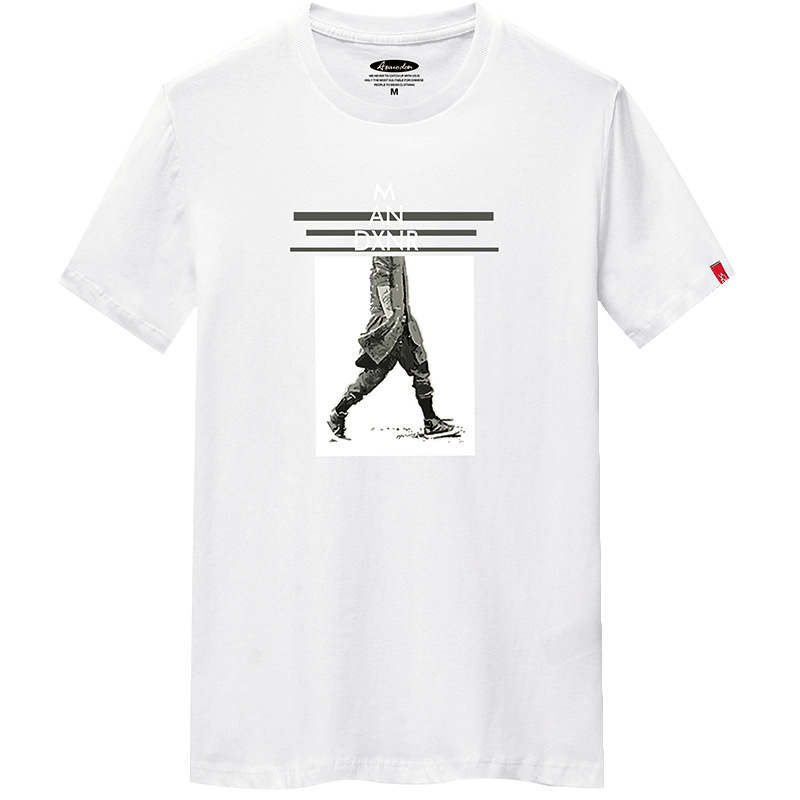 T-shirt à col rond pour homme, vêtement de Fitness, blanc, surdimensionné, Anime, 2022, S-6XL AI0001 – Image 2