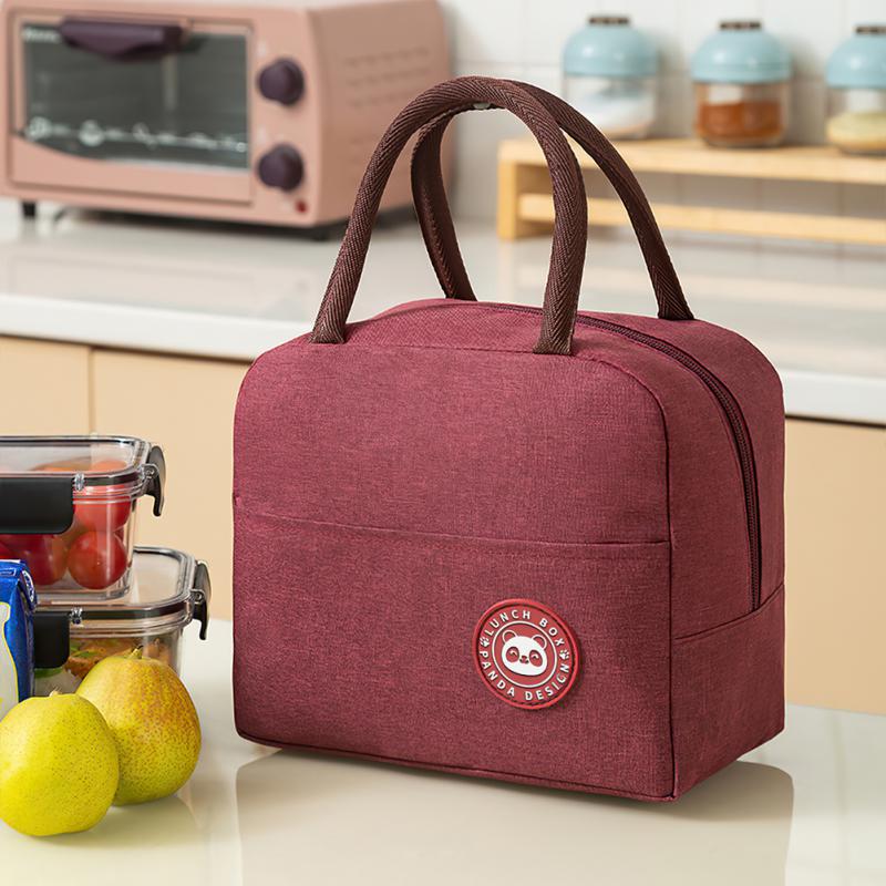Sac à lunch isotherme portable, sac isotherme, sac de glace Oxford étanche, boîte de pique-nique de camping, fournitures de camping thermiques, 1 pièce, 2 pièces AI0001 – Image 2