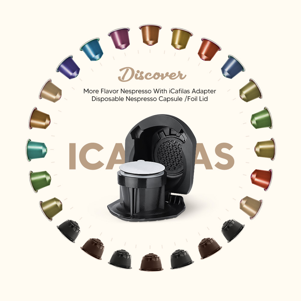 ICafilas – Capsules réutilisables originales pour Dolce Gusto, pour Machine PICCOLO XS/Genio S, pour Nespresso AI0001 – Image 4
