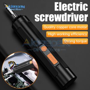 Mini tournevis électrique sans fil, perceuse électrique aste, démontage multifonction, outils de réparation de couple, mini perceuse, outil électrique AI0001