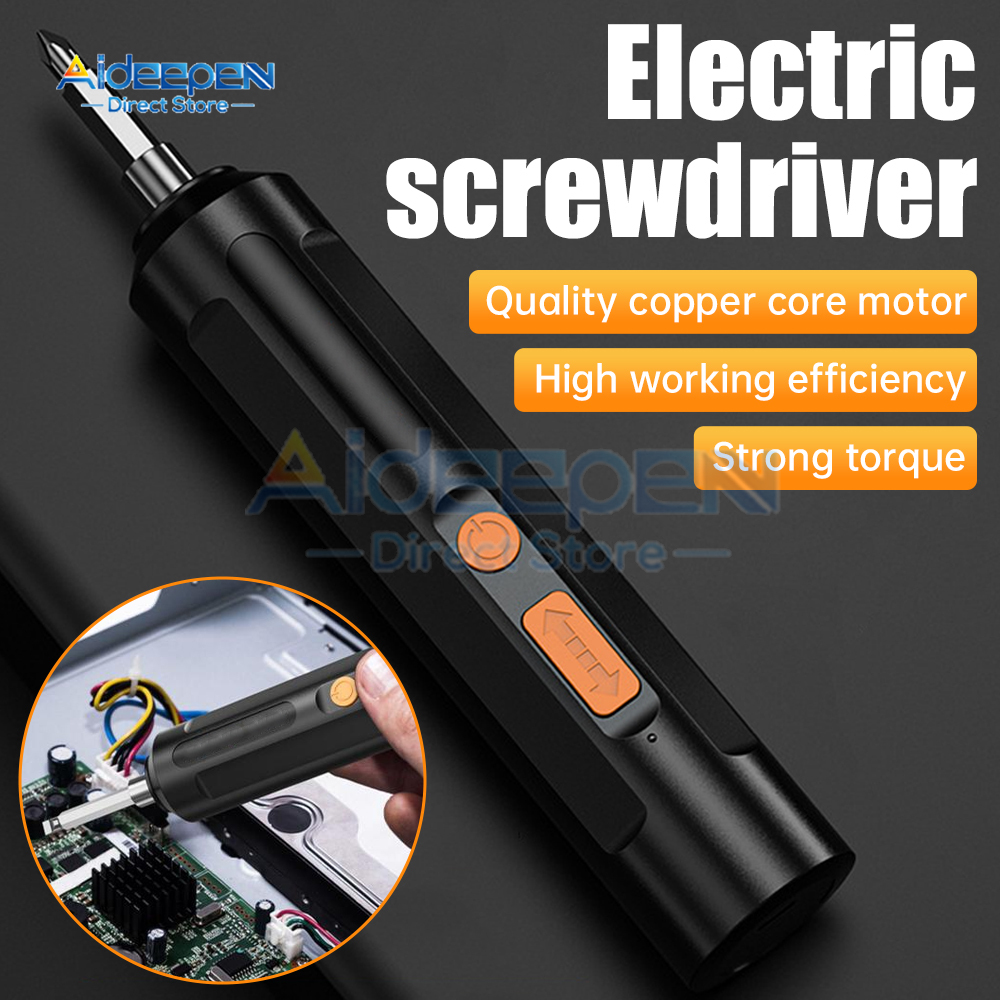 Mini tournevis électrique sans fil, perceuse électrique aste, démontage multifonction, outils de réparation de couple, mini perceuse, outil électrique AI0001