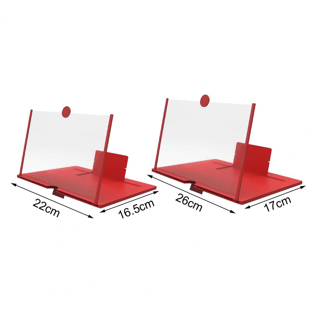 Amplificateur d'écran 3D pour téléphone portable, loupe vidéo d'écran, écran agrandi pour smartphone, support de téléphone, amplificateur vidéo TV, 10/12 pouces AI0001 – Image 2
