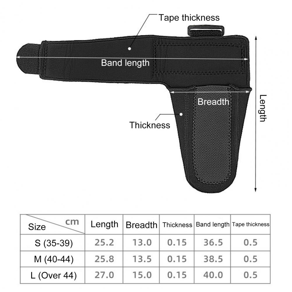 Orthèses plantaires pour fasciite et fascia, attelle pour tendinite d'Achille, chute de pied, talon, attelle de nuit, instituts, 1 pièce AI0001 – Image 2