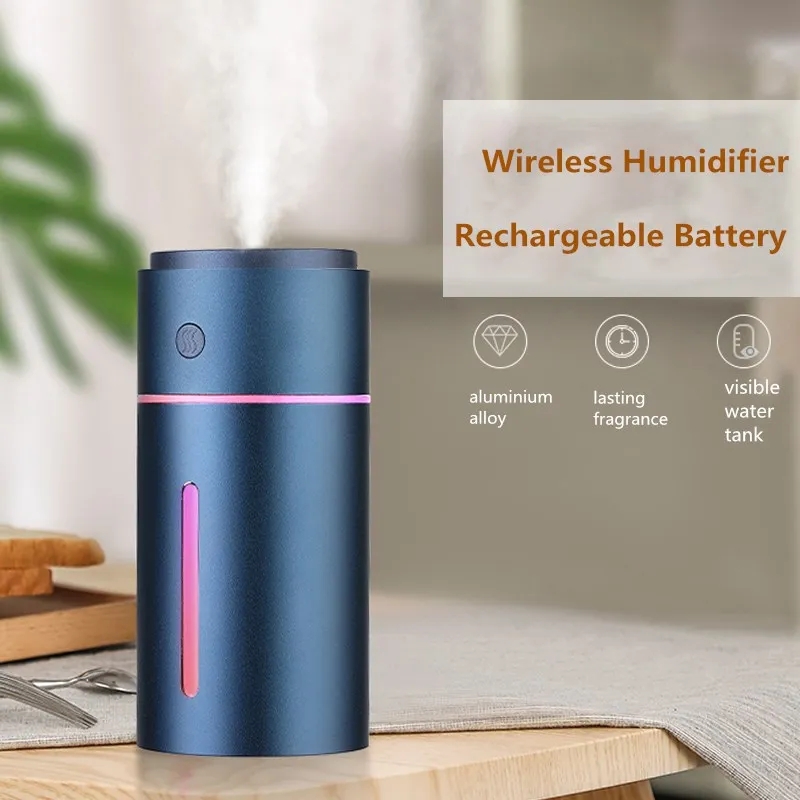 Mini humidificateur d'air sans fil aste, diffuseur portable, arôme de voiture, humidificateurs d'huiles essentielles, brumisateur à ultrasons pour la maison AI0001 – Image 6