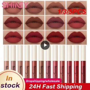 Rouge à lèvres velours 24 couleurs Jules Gloss, imperméable, ne se décolore pas, longue durée, rouge à lèvres anti-adhésif, maquillage pour femme, 1 pièce, 3 pièces, 5 pièces, 256 couleurs AI0001