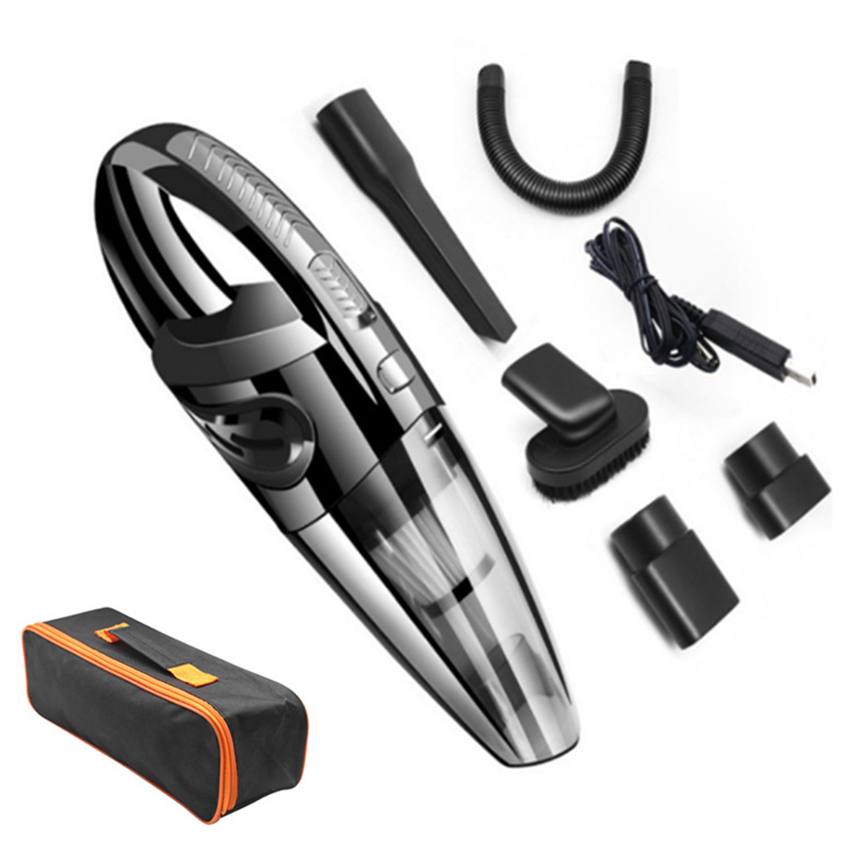 Aspirateur sans fil pour voitures, Aspirateur sans fil, Déterminer les aspirateurs, Puissance d'aspiration, Noir AI0001