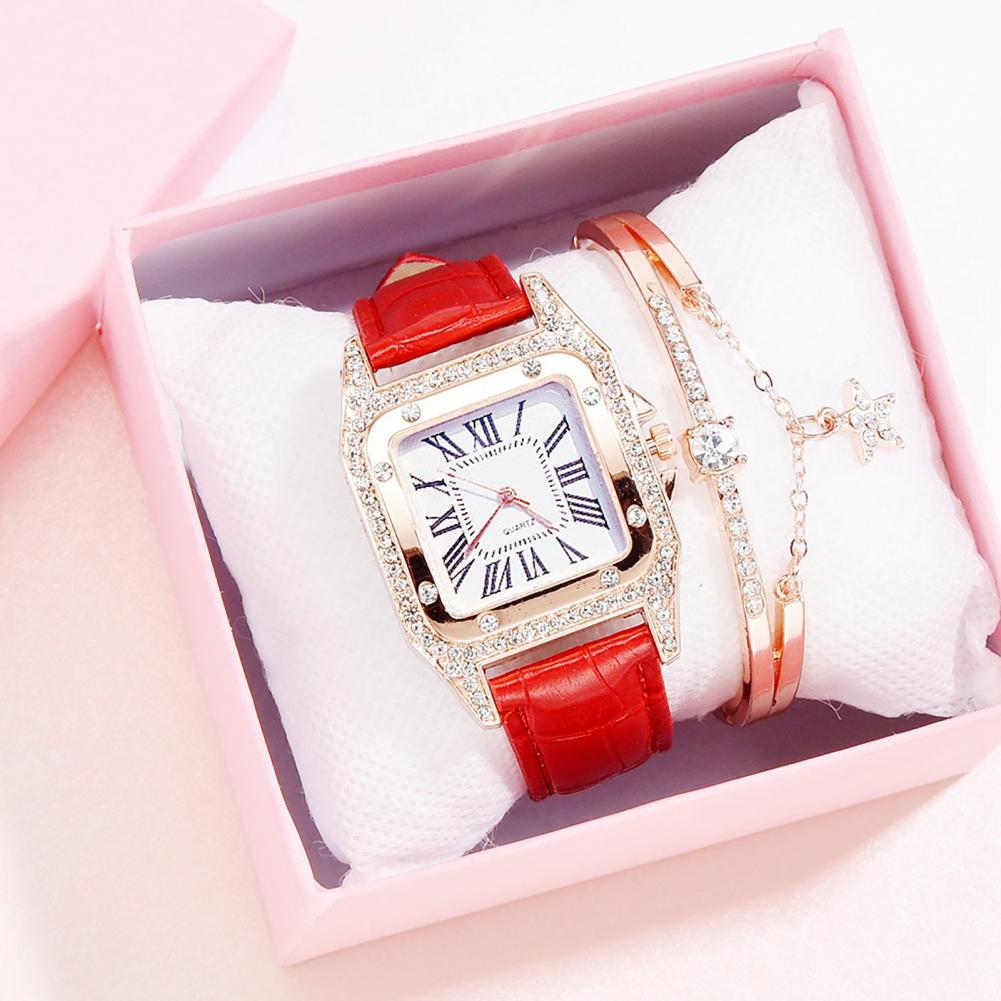 Montre Chic pour femmes, Bracelet-montre délicat, étanche, avec strass intégré, cadeau d'anniversaire AI0001 – Image 7