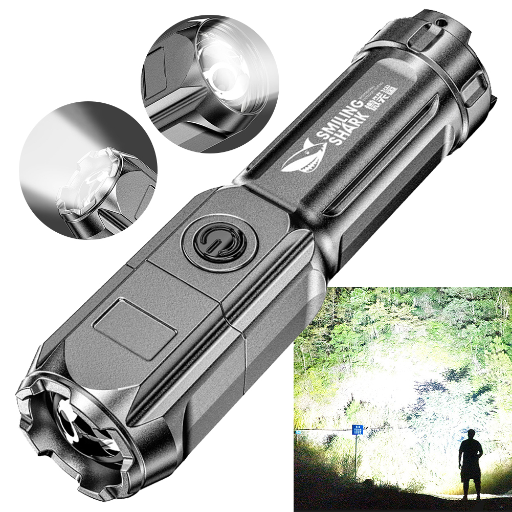 Lampe de poche Led Super puissante XHP120 XHP90, torche haute puissance Rechargeable, lampe de poche tactique, lampe d'extérieur 18650 pour Camping AI0001