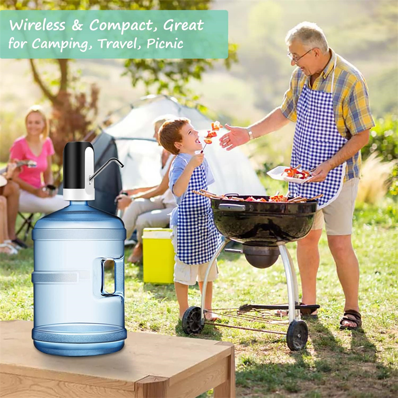 Pompe à bouteille d'eau pour fontaine à boire, interrupteur automatique, cuisine en un clic, salle à manger, maison, jardin, mini carboy électrique à chargement USB AI0001 – Image 4