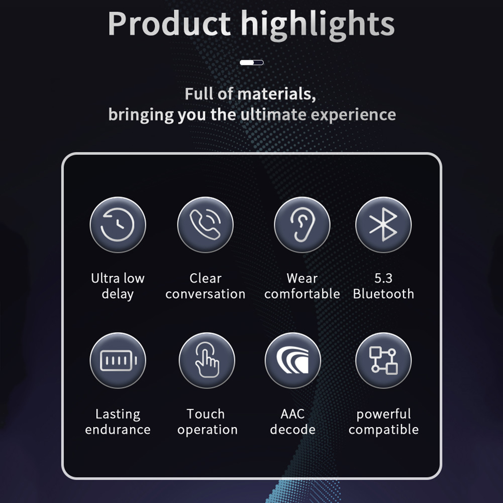 Écouteurs intra-auriculaires compatibles Bluetooth, 10 heures de lecture, écouteurs TWS, écouteurs de sport pour Android, iPhone Pad, entraînement sportif AI0001 – Image 5