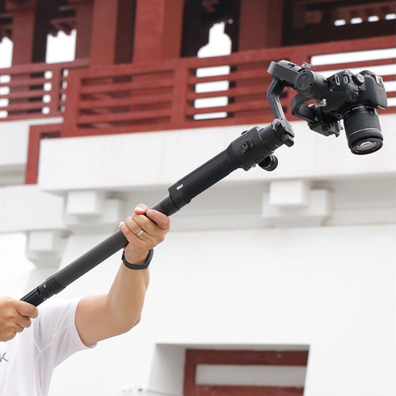 Mât d'extension en fibre de carbone, poignée de cardan extensible pour Ronin Zhiyun Feiyu Dstresssunshine AI0001