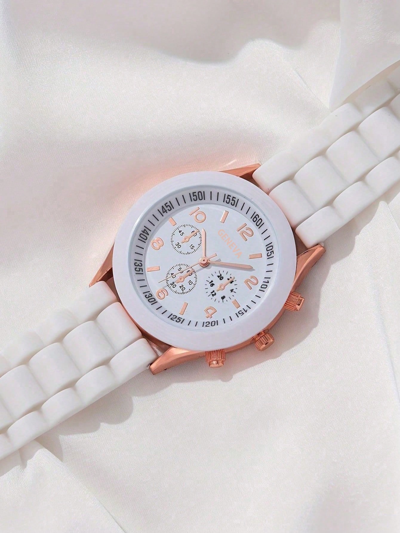Ensemble de montres de luxe pour femme, bague, collier, boucles d'oreilles, bracelet en cuir papillon, montre à quartz pour femme, sans étui, 6 pièces AI0001 – Image 4