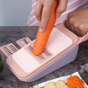 1 Set Coupe-légumes Utiles Carottes Concombre Hachoir Alimentaire PP Hachoir Alimentaire AI0001
