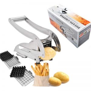 Coupe-Pomme manuel En Acier Inoxydable Frites Trancheuse De Pommes De Terre Machine À Hachoir À Viande Dicer Coupe Machine Outils Pour La Cuisine AI0001
