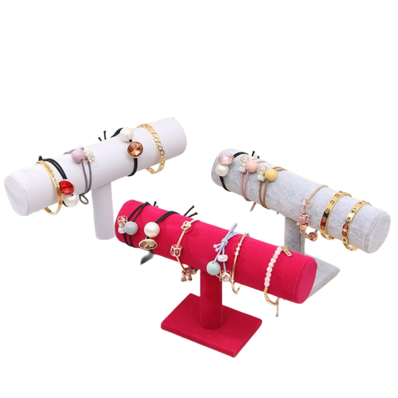 JOWatch-Présentoir à Bijoux en Velours à un Niveau, T-Bar T1, Support Rigide, Évaluation de Haute Qualité AI0001 – Image 6
