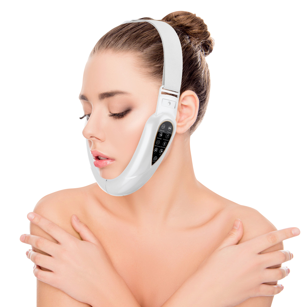 Appareil de beauté lifting du visage en V, 5 couleurs, LED photon, remodelage du double ruisseau, bandage amincissant pour le visage, ceinture de levage AI0001 – Image 6