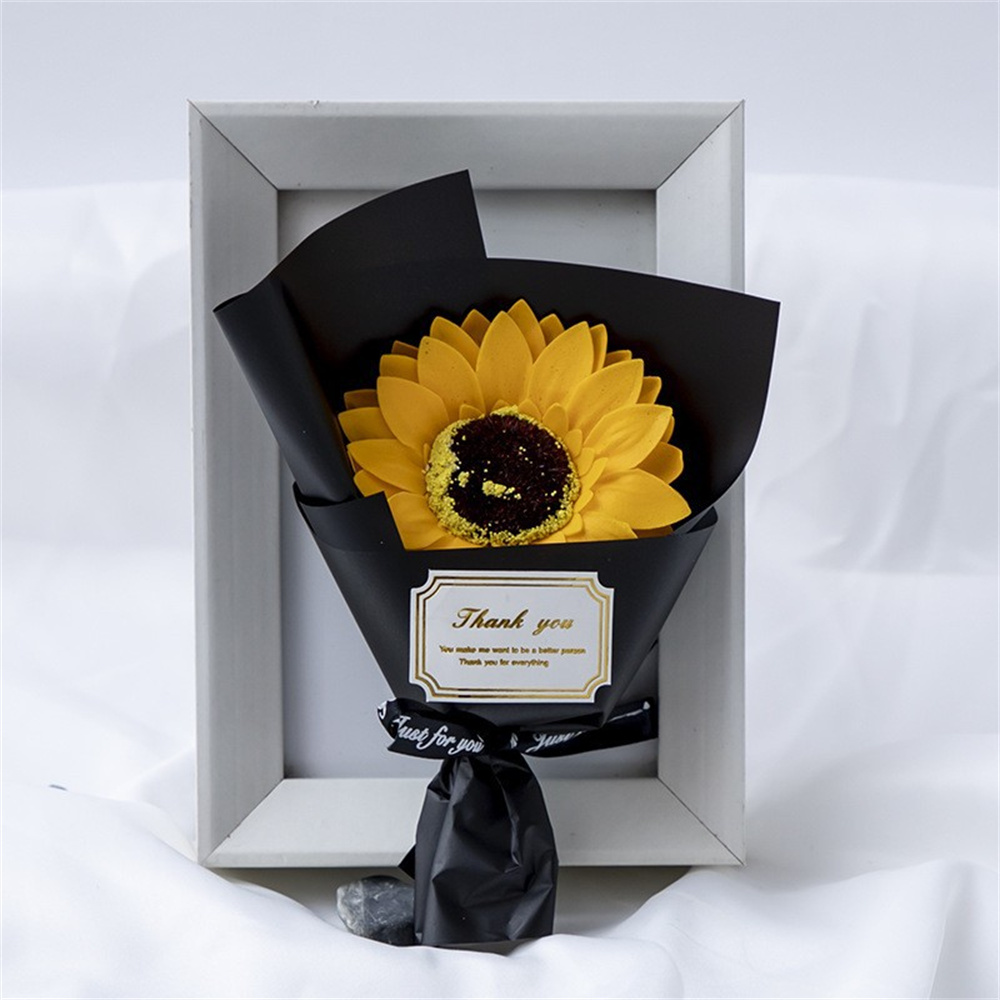 Mini bouquet de fleurs artificielles de Regina Rose, fleurs pour la maison, décoration de mariage, cadeau de fête de Thanksgiving, anniversaire du Nouvel An, leon's day AI0001 – Image 6
