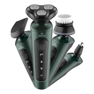 Tondeuse électrique multifonctionnelle 4 en 1 pour homme, rasoir doux et efficace, rasoir de précision avec batterie aste, Pro AI0001