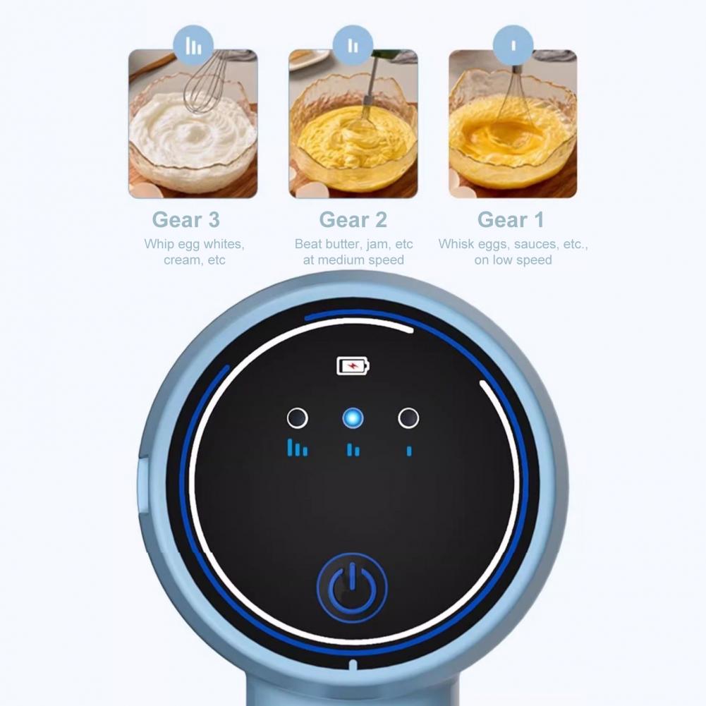 Centre commercial à main électrique sans fil aste, portable, contrôle à 3 vitesses pour la cuisson des crêpes, USB pour Assad AI0001 – Image 2