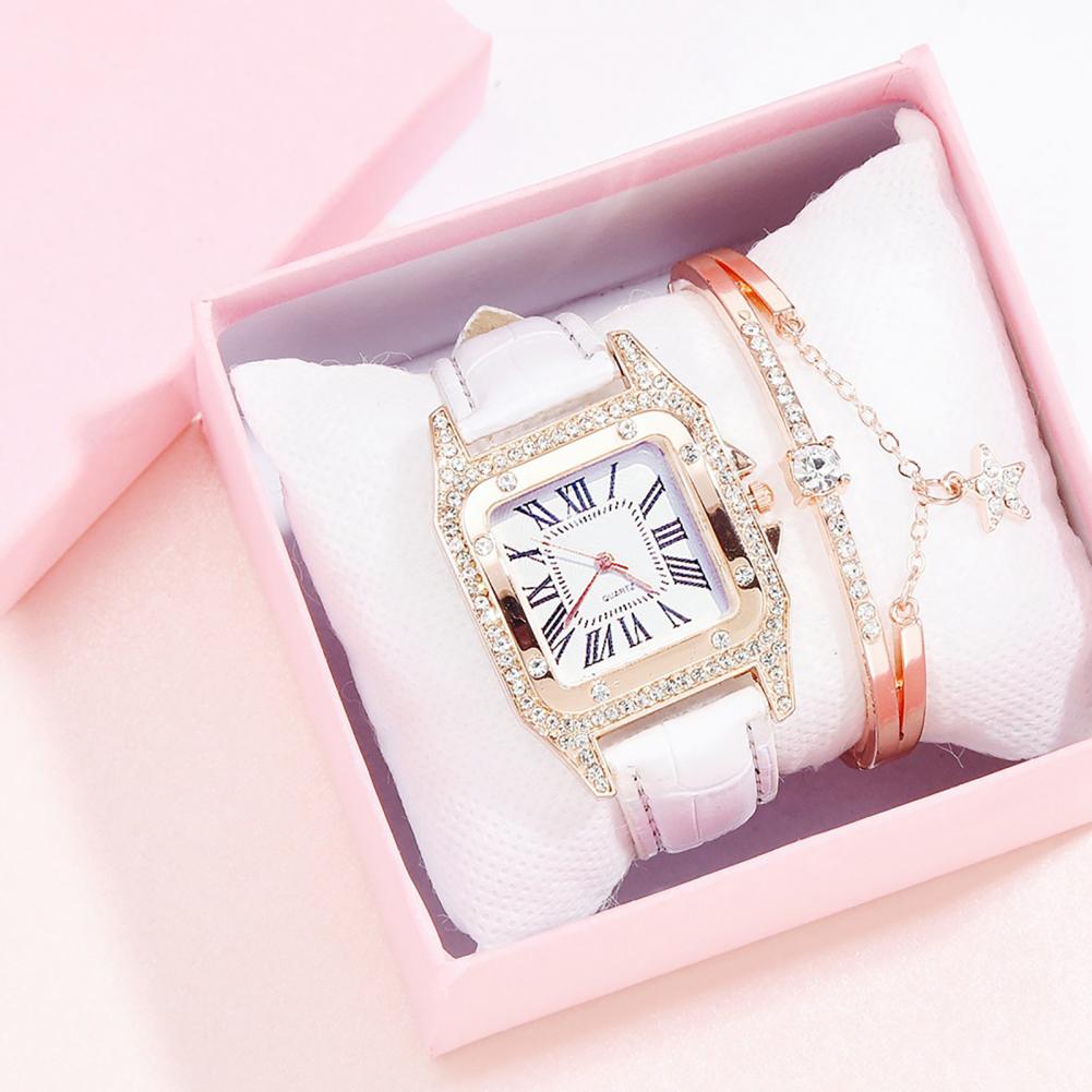 Montre Chic pour femmes, Bracelet-montre délicat, étanche, avec strass intégré, cadeau d'anniversaire AI0001 – Image 3