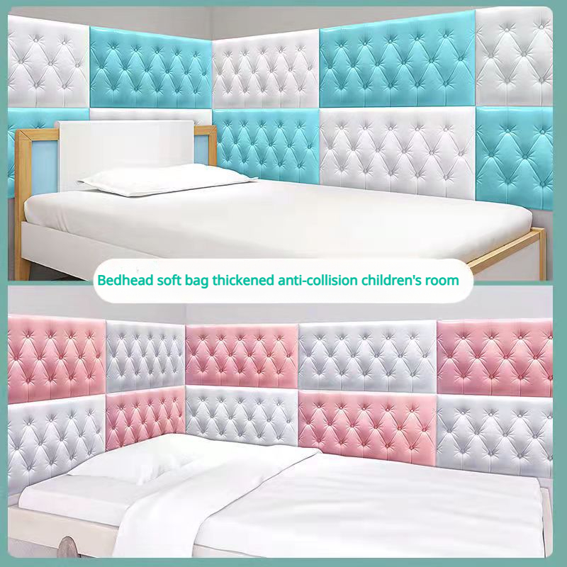 Autocollants muraux 3D auto-adhésifs, papier peint, tatami épais, anti-collision, tampon en polymères muraux, chambre d'enfant, salon, coussin en mousse souple AI0001 – Image 3