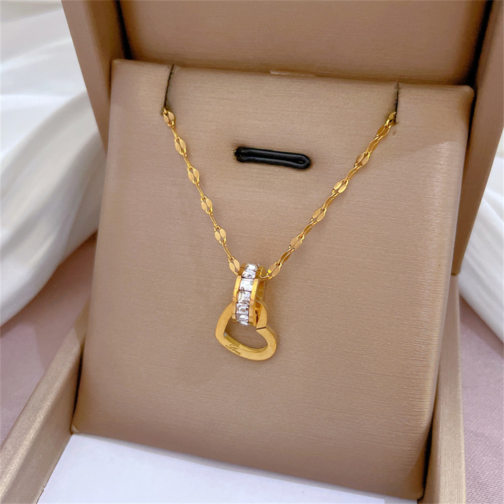 Collier Bullion Bar en Acier Inoxydable pour Hommes et Femmes, Colliers de raq, Faux Cube localité, Pendentif Brique, Bijoux Géométriques Hip Hop, Cadeau Chanceux AI0001 – Image 3