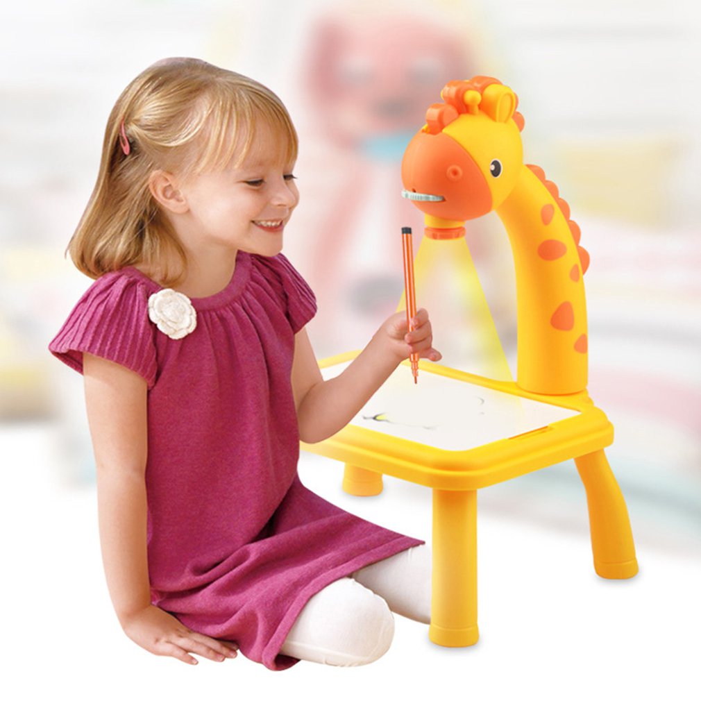 Projecteur LED pour enfants, planche à dessin d'art, jouets de table, tableau de peinture pour enfants, bureau, arts, artisanat, apprentissage, outils de peinture, jouets AI0001 – Image 2
