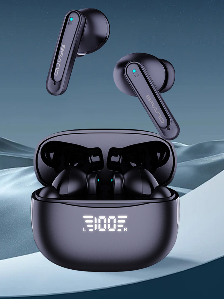 Écouteurs intra-auriculaires compatibles Bluetooth, 10 heures de lecture, écouteurs TWS, écouteurs de sport pour Android, iPhone Pad, entraînement sportif AI0001 – Image 2