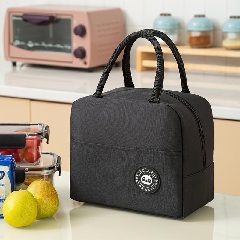 Sac à lunch isotherme portable, sac isotherme, sac de glace Oxford étanche, boîte de pique-nique de camping, fournitures de camping thermiques, 1 pièce, 2 pièces AI0001 – Image 6