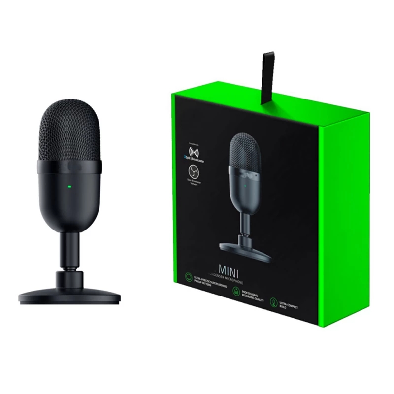 Mini microphone USB Razer Seiren, condensateur ultra-spirit, micro streaming, nouveau AI0001 – Image 3