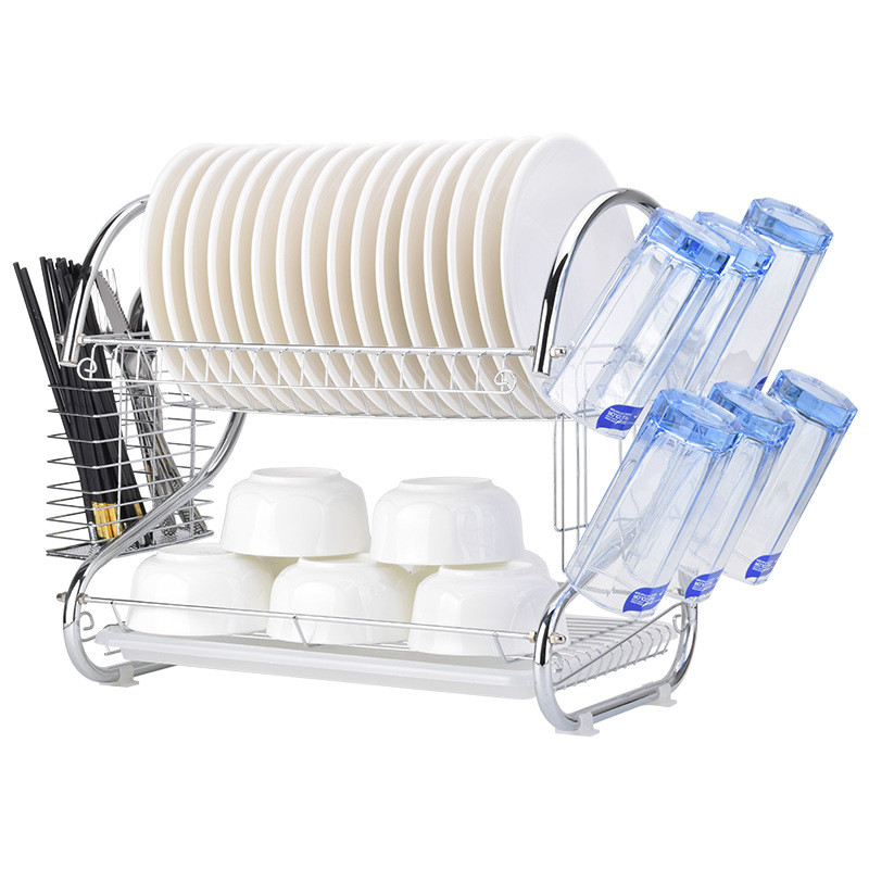 Mir galvanisé pour lavage domestique, accessoires de cuisine, vaisselle T1, excellent rangement d'évier, vidange de séchage, évaluation des épices T1 AI0001 – Image 7