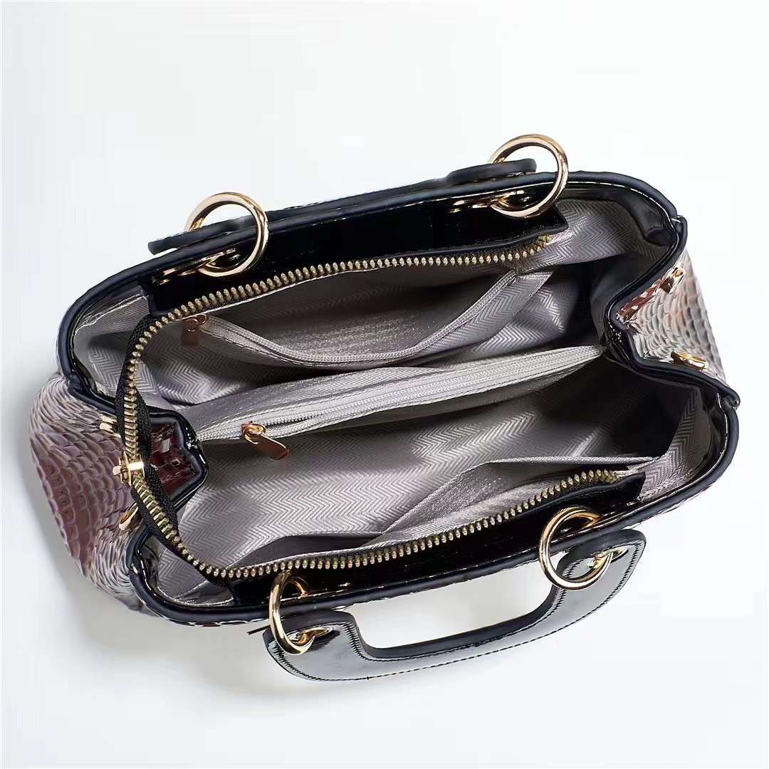 Sac à main en cuir de bonne qualité pour femmes, sacoches de mariage de styliste, grands fourre-tout de bureau AI0001 – Image 2