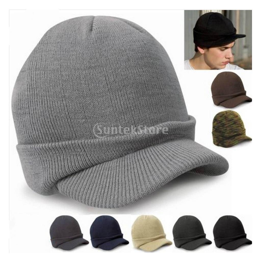 Chapeau de cyclisme en laine pour hommes, chapeau d'extérieur, protection des oreilles, casquette à visière chaude, mode décontractée, sortant, travail, hiver AI0001 – Image 7