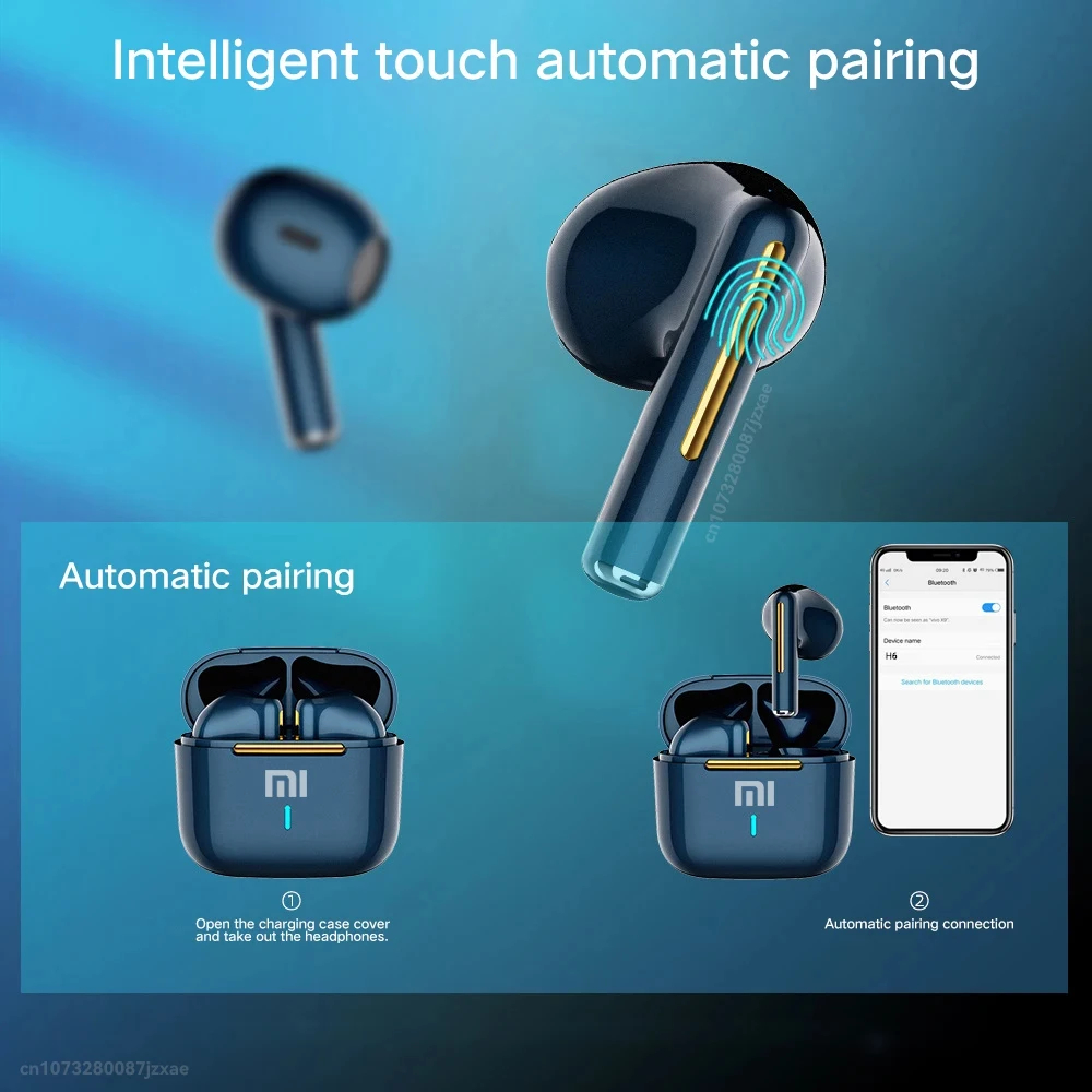 Xiaomi-Casque sans fil Bluetooth H6 avec contrôle tactile, casque antibruit, écouteur, microphone, appel, HiFi AI0001 – Image 4