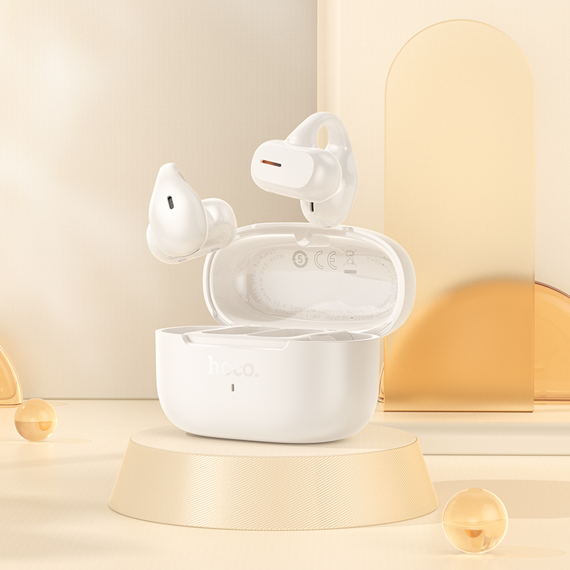Écouteurs sans fil Bluetooth 5.4 EA9, oreillettes, casque d'écoute ouvert, clip d'oreille, musique, sport, avec micro, veille prolongée, HiFi, audio stéréo, salle de bain AI0001 – Image 4