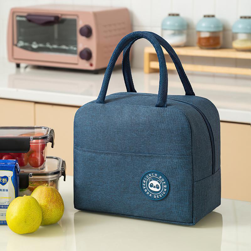 Sac à lunch isotherme portable, sac isotherme, sac de glace Oxford étanche, boîte de pique-nique de camping, fournitures de camping thermiques, 1 pièce, 2 pièces AI0001 – Image 5