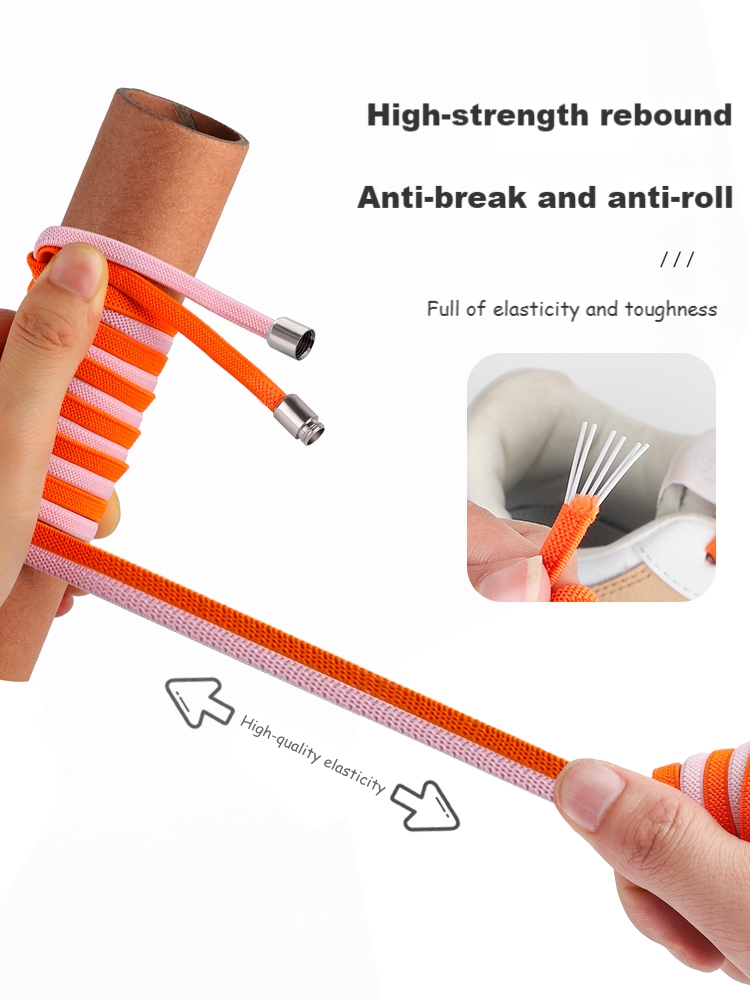 Fermeture de Lacets en Métal Alliage, Chaussure sans Laçage, Sneakers, Plat, Rapide, Bandes Élastiques, Enfants et Adultes AI0001 – Image 4