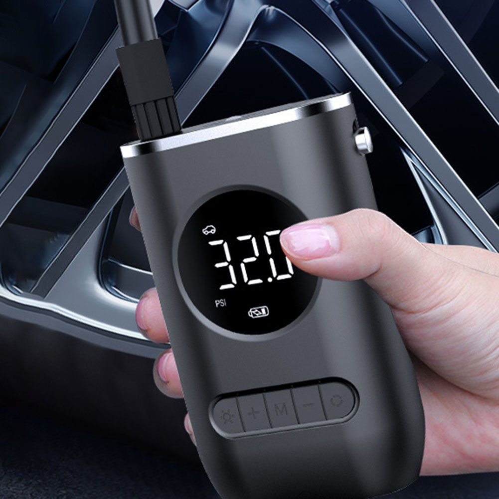 Mini pompe à air électrique portable sans fil pour voiture, gonfleur gonflable, compresseur d'air, moto, vélo, balle AI0001 – Image 4