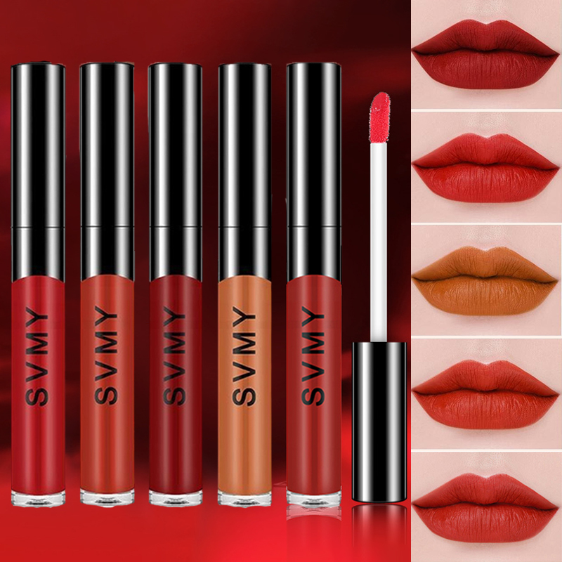 Rouge à Lèvres Liquide Velours Hydratant, Maquillage Cosmétique, Longue Durée, Anti-Adhésif, Verhéritage Hydratant, Sexy, 256 AI0001