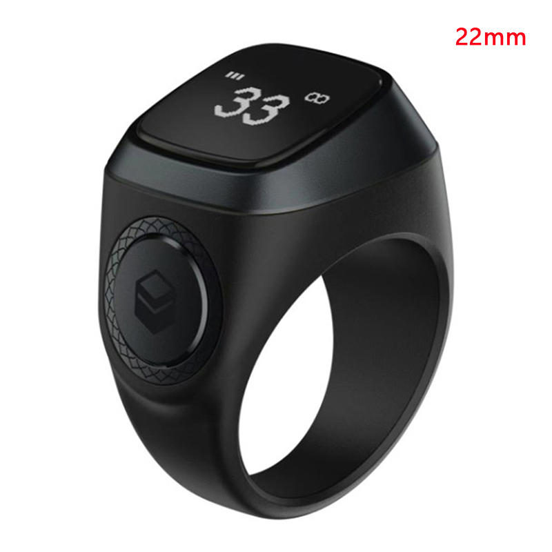 Anneau de compteur de pointage intelligent Tasbih pour Emilikr, rappel de l'heure de prière numérique Tasbeeh 5, Bluetooth AI0001