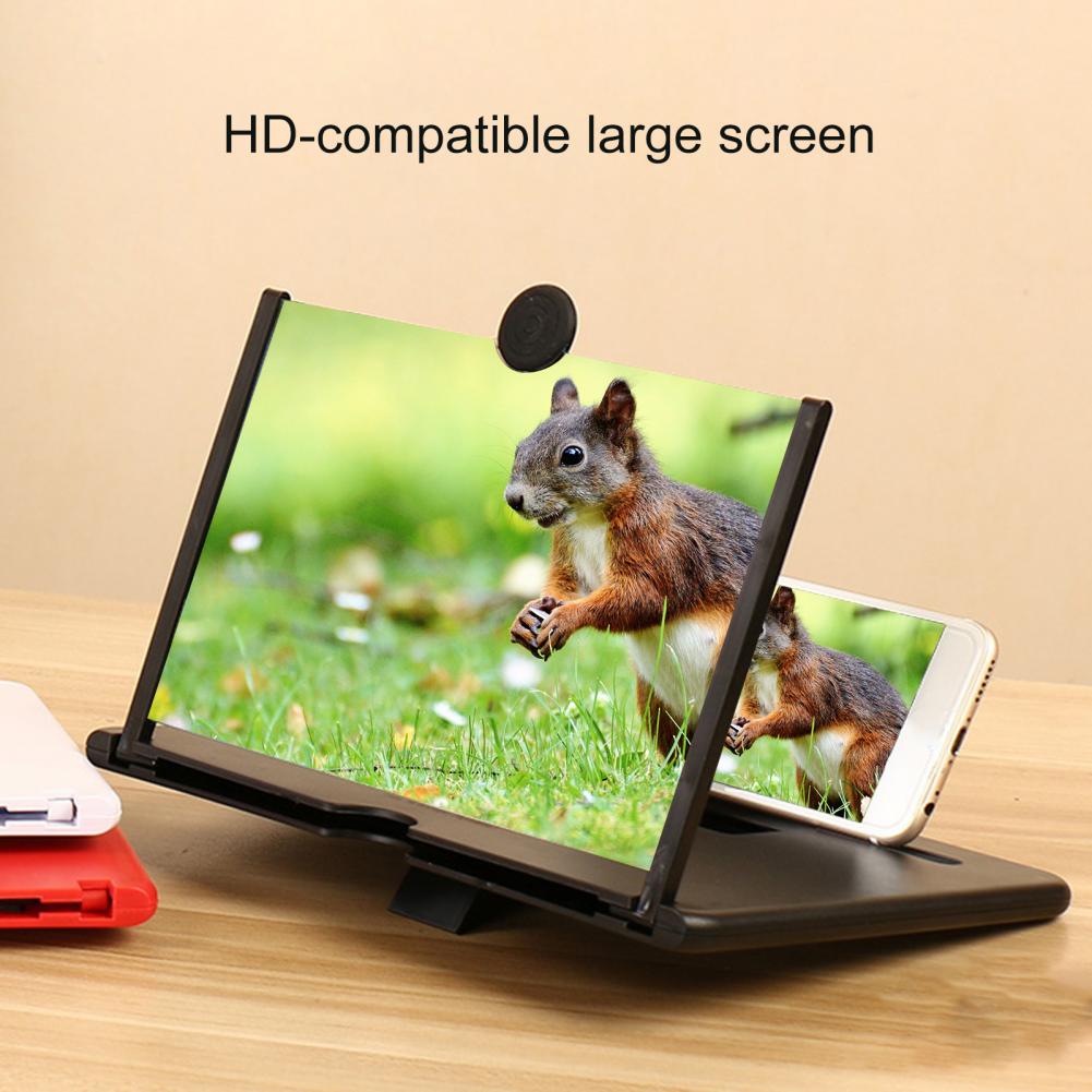 Amplificateur d'écran 3D pour téléphone portable, loupe vidéo d'écran, écran agrandi pour smartphone, support de téléphone, amplificateur vidéo TV, 10/12 pouces AI0001 – Image 6