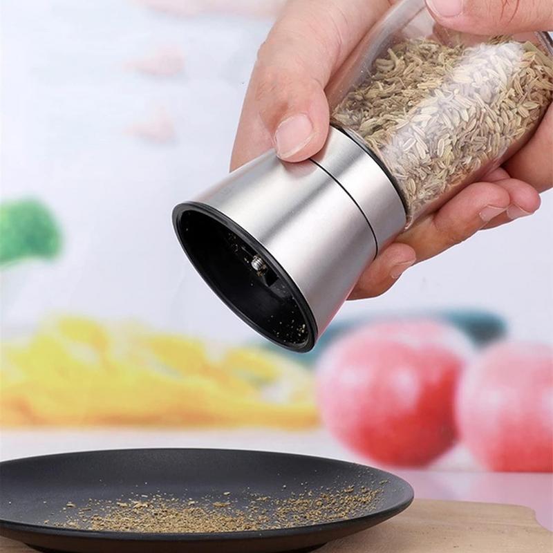 Broyeur manuel en acier inoxydable pour la cuisine, bouteille de broyage de sésame portable, fournitures de cuisine à domicile, 2 pièces AI0001 – Image 5