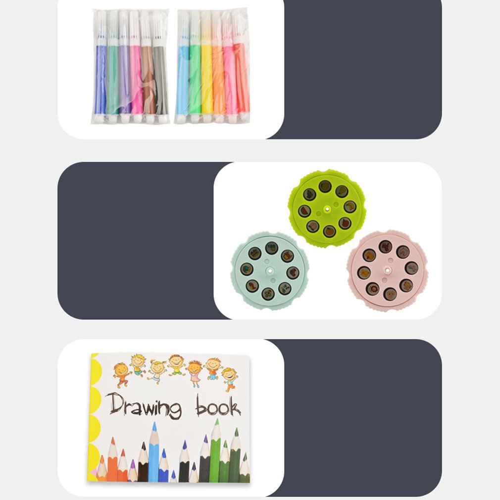 Projecteur LED pour enfants, planche à dessin d'art, jouets de table, tableau de peinture pour enfants, bureau, arts, artisanat, apprentissage, outils de peinture, jouets AI0001 – Image 3