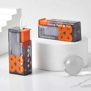 Distributeur automatique de fil dentaire, boîte de rangement, soins d'hygiène buccale AI0001
