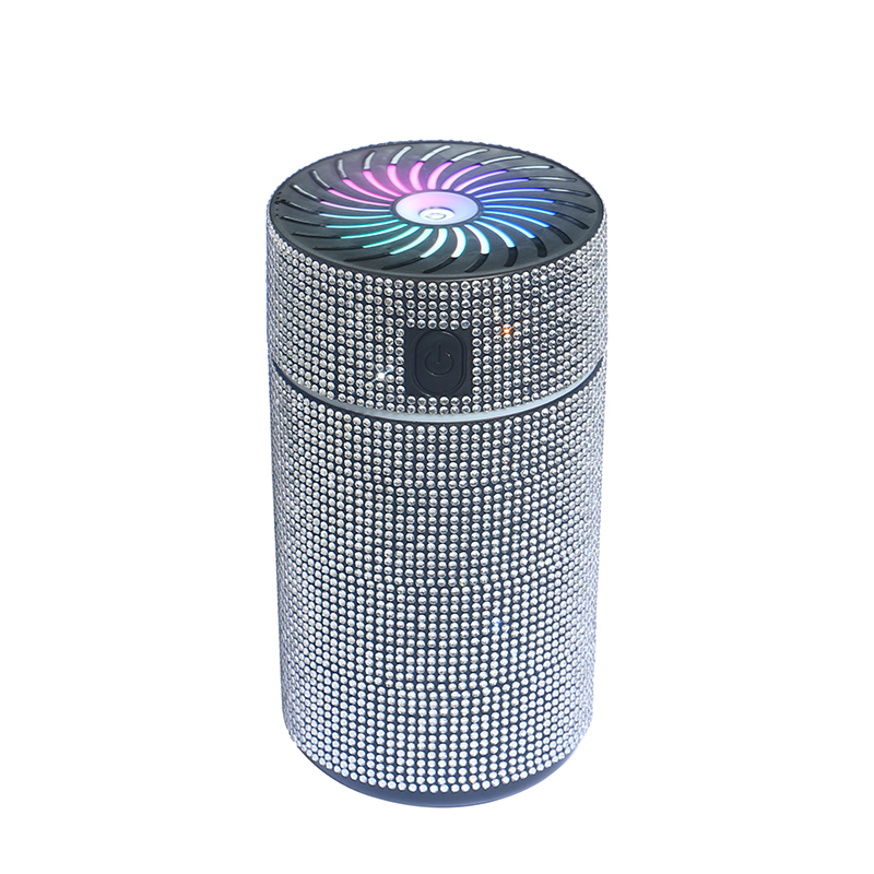 Humidificateur de diffuseur de voiture brillant de luxe avec lumière LED, diamant, supporter ficateur d'air automatique, assainisseur d'air Bling, accessoires de voiture AI0001 – Image 3