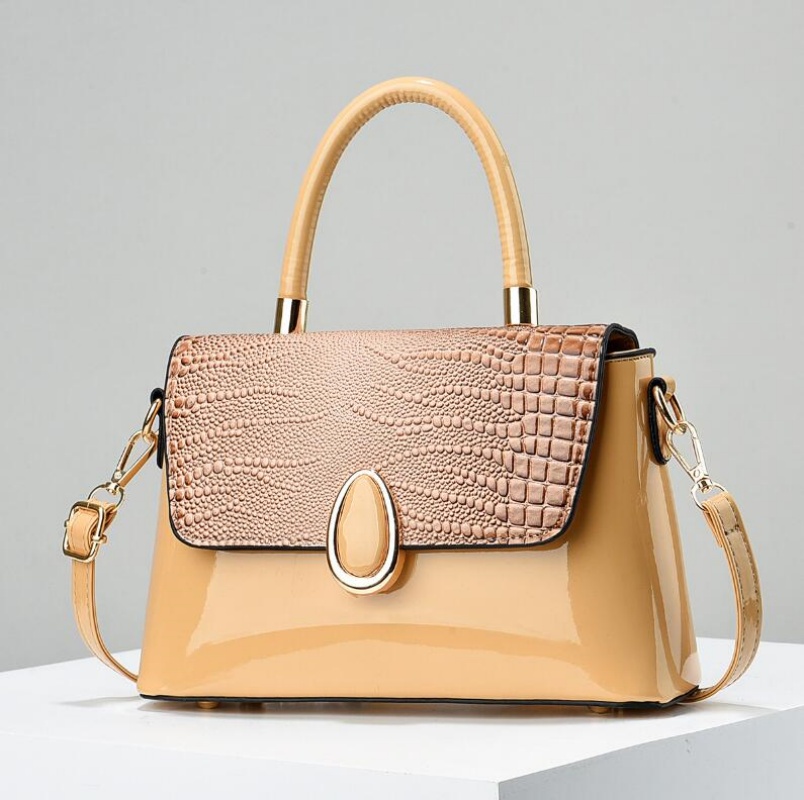 Sac à main en cuir PU pour femmes, 7 couleurs, sacs initiés, sac à bandoulière pour dames, cuir verni, petite poche carrée AI0001 – Image 2