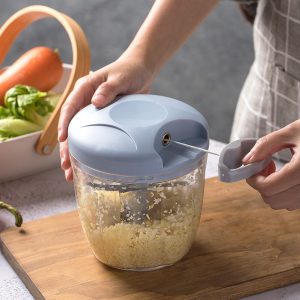 Hachoir à ail manuel multifonction, hachoir à légumes à cordon, hachoir à viande, Gadgets de cuisine 900/500ml AI0001