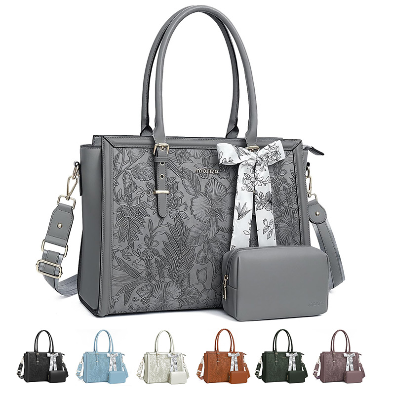 Sac fourre-tout en cuir PU pour ordinateur portable pour femme, sac pour MacPleAir Pro, 15 pouces, 15.6 pouces, 16 pouces, 17 pouces, 17.3 pouces, Dallas, M2, HP, Dell, Mac, Lenovo, Bali AI0001 – Image 7