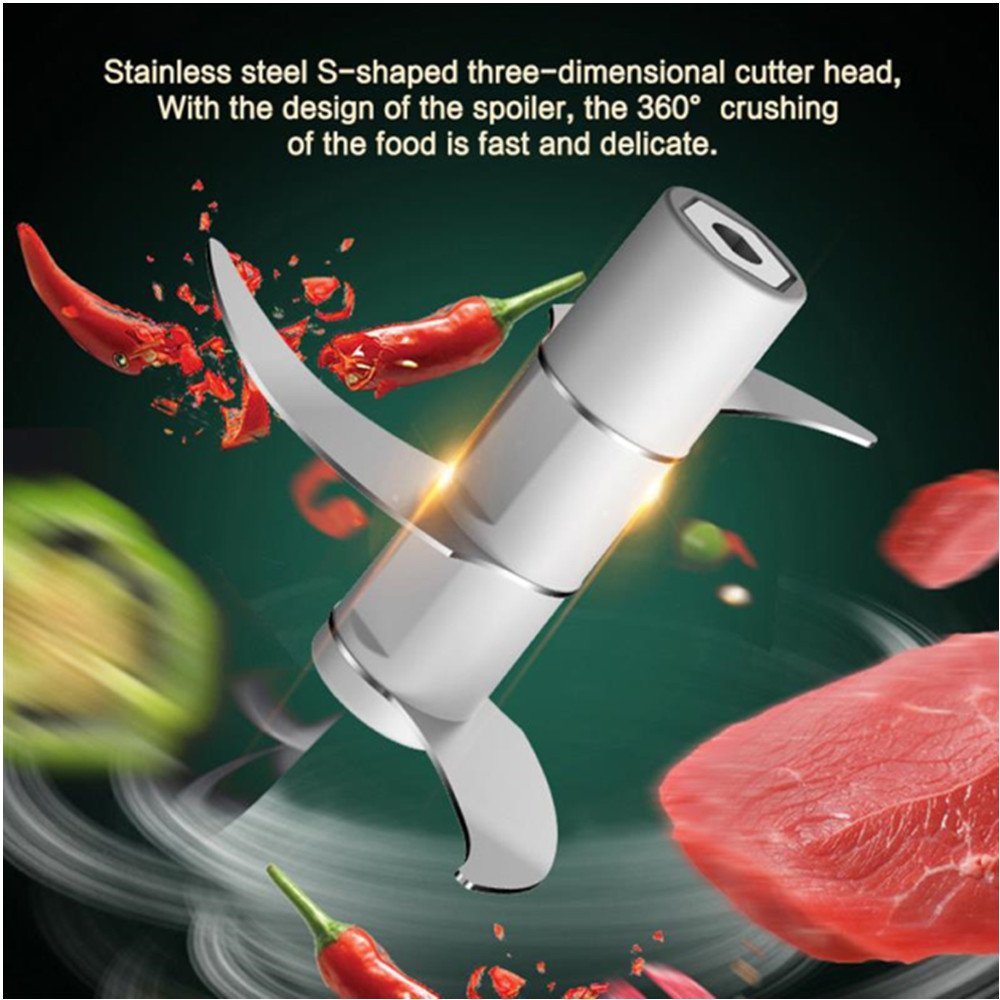 Mini hachoir électrique USB, hachoir à viande, broyeur de légumes vidéo, robuste, durable, concasseur, gar1995Masher, F2 AI0001 – Image 6