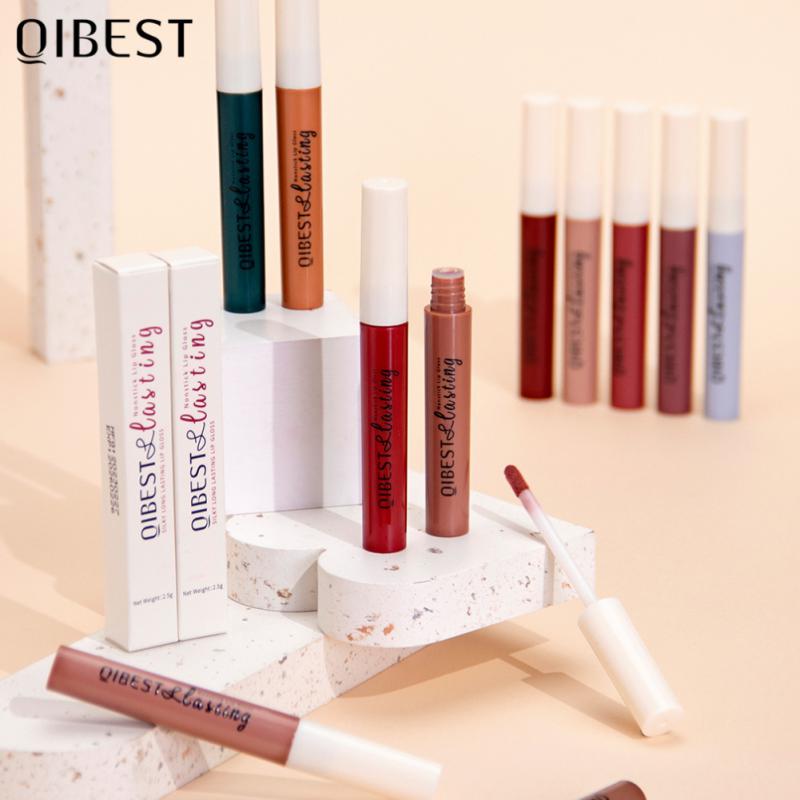 Rouge à lèvres velours 24 couleurs Jules Gloss, imperméable, ne se décolore pas, longue durée, rouge à lèvres anti-adhésif, maquillage pour femme, 1 pièce, 3 pièces, 5 pièces, 256 couleurs AI0001 – Image 3